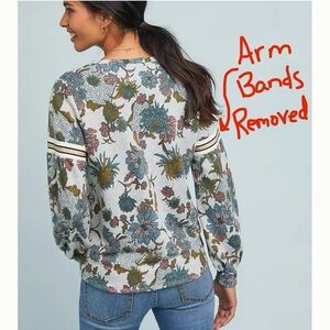Anthropologie Dolan Floral Sweatshirt size small